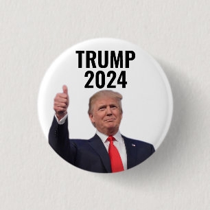 Donald Trump 2024  3 Cm Round Badge