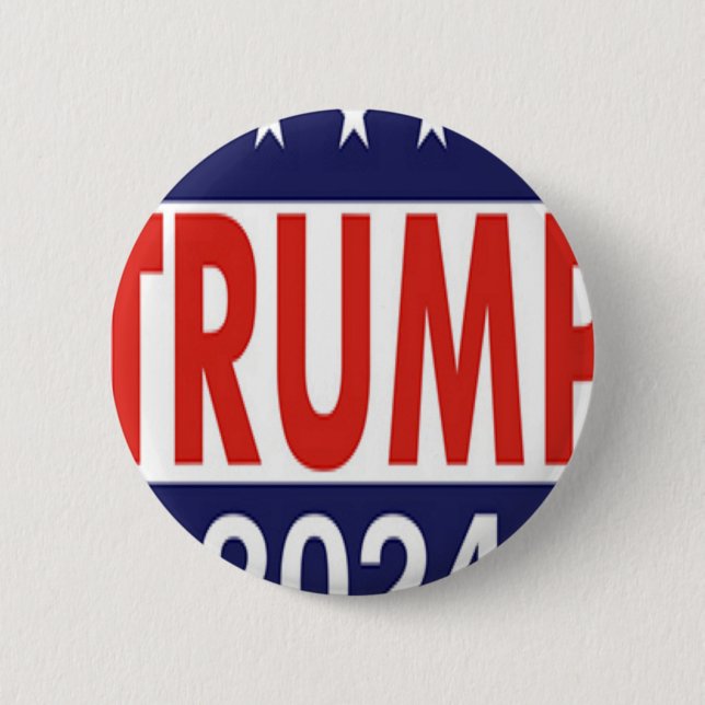 Donald Trump 2024 6 Cm Round Badge (Front)