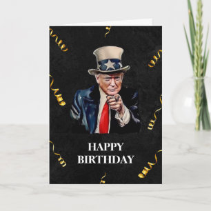 DONALD TRUMP 2024 AMERICAN  BIRTHDAY CARD
