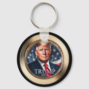 Donald Trump 2024 Campaign Collectable Key Ring