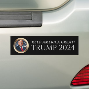 Donald Trump 2024 Campaign KAG Bumper Sticker