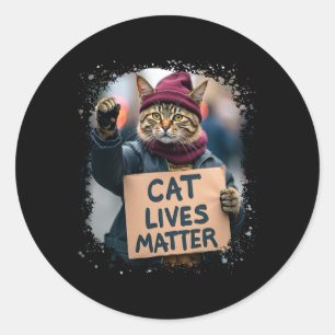 Donald Trump 2024 Cats Classic Round Sticker