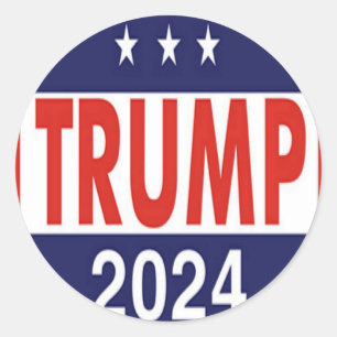Donald Trump 2024 Classic Round Sticker