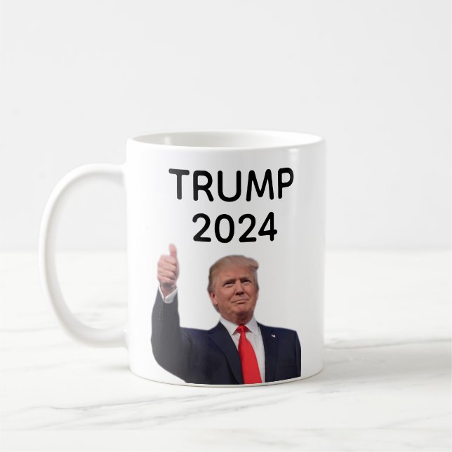 Donald Trump 2024  Coffee Mug (Left)