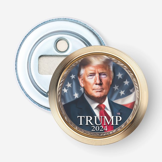 Donald Trump 2024 Collectable Campaign Bottle Opener (Front)