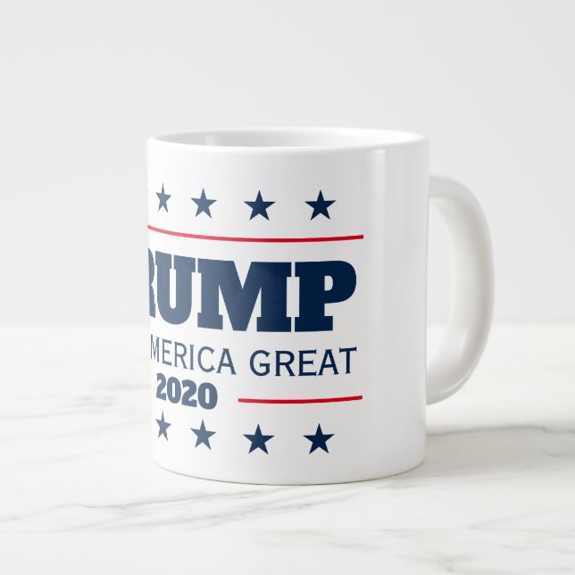 Donald Trump 2024 election Keep America Great big Large Coffee Mug (Front Right)