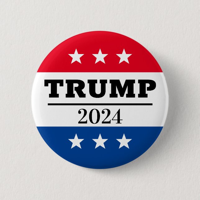 Donald Trump 2024 Election Pin (Front)