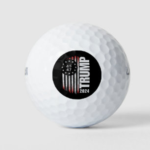 Donald Trump 2024 Election Vote 45 47 American  Golf Balls
