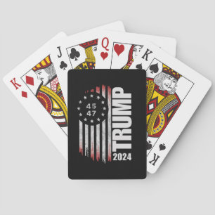 Donald Trump 2024 Election Vote 45 47 American Playing Cards