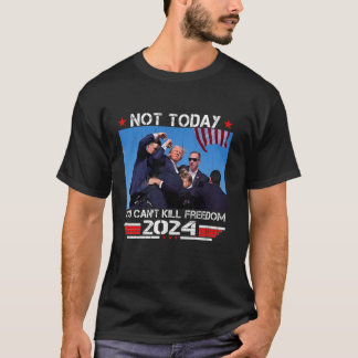 Donald Trump 2024 Fight American US Flag Election  T-Shirt