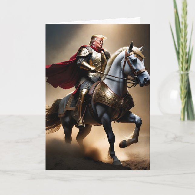 Donald Trump 2024 Funny Conservative Card (Front)