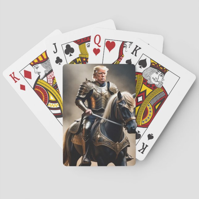 Donald Trump 2024 Funny Conservative Playing Cards (Back)