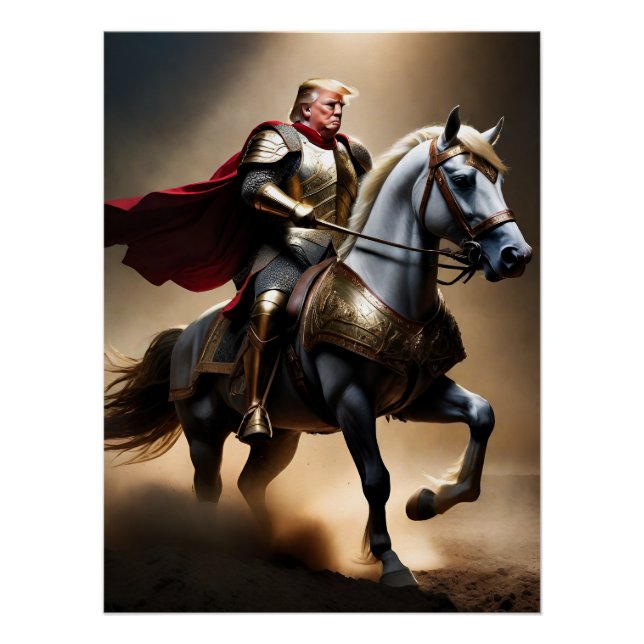 Donald Trump 2024 Funny Conservative Poster (Front)