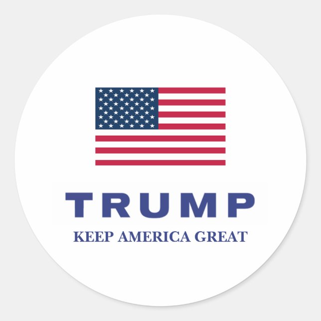 Donald Trump 2024 Gift Classic Round Sticker (Front)