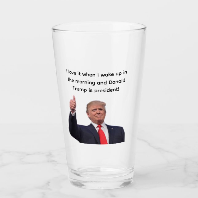 Donald Trump 2024  Glass (Front)
