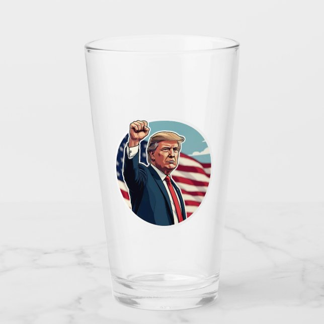 Donald Trump 2024 Glass (Front)