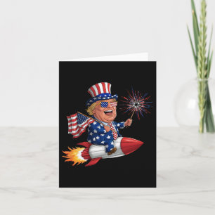 Donald Trump 2024 Happy 4th Of July Trump American Card
