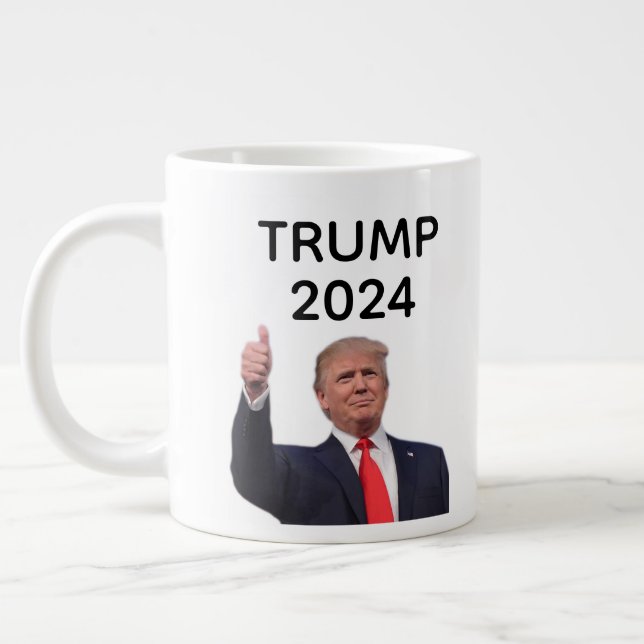 Donald Trump 2024  Large Coffee Mug (Left)