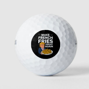 Donald Trump 2024 Make French Fry Great Again Golf Balls