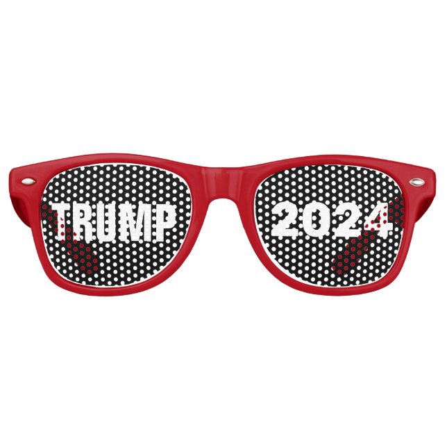 DONALD TRUMP 2024 party SUNGLASSES  (Front)