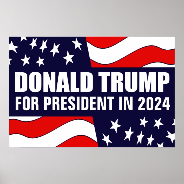 Donald Trump 2024 Poster (Front)