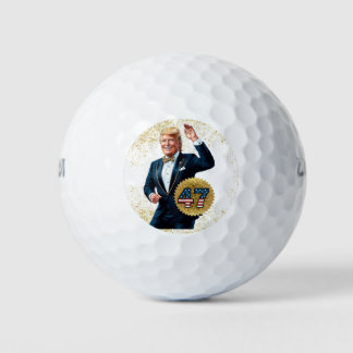 Donald Trump 2024 Presidential 47 Winner Golf Balls