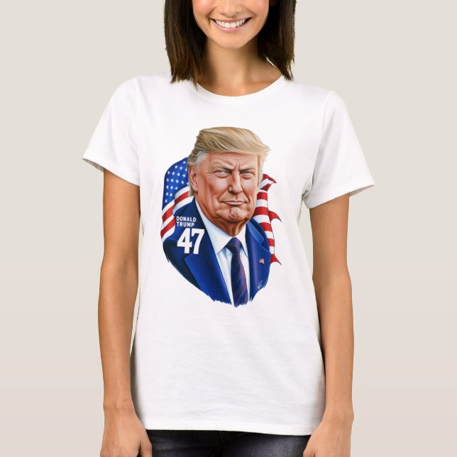 Donald Trump 2024 Presidential 47 Winner T-Shirt (Front)