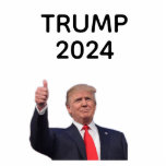 Donald Trump 2024  Standing Photo Sculpture<br><div class="desc">I love it when I wake up in the morning and Donald Trump is president!</div>