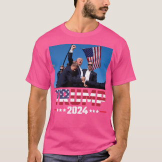 Donald Trump 2024 Survived Shot At Election Rally T-Shirt