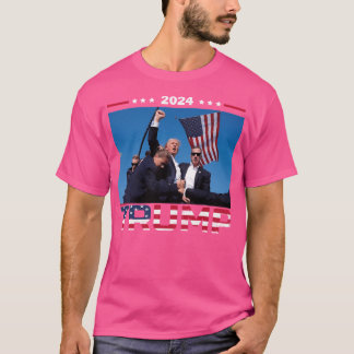 Donald Trump 2024 Survived Shot At Election Rally T-Shirt