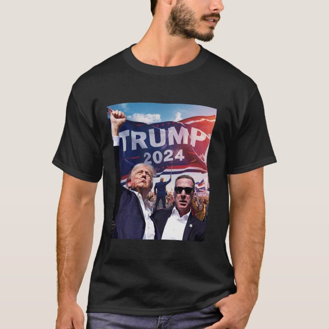 Donald Trump 2024 T Shirt (Front)