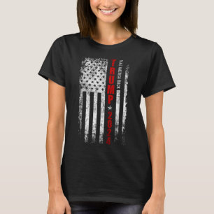 Donald Trump 2024 Take America Back American Flag  T-Shirt