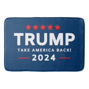 Donald Trump 2024 Take America Back  Bath Mat