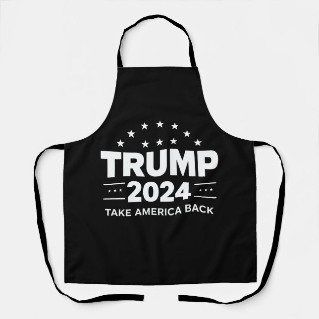 Donald Trump 2024 Take America Back Election Apron (Front)