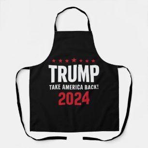 Donald Trump 2024 Take America Back Election Apron