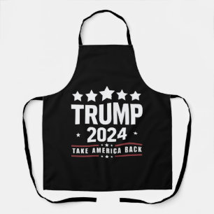 Donald Trump 2024 Take America Back Election  Apron