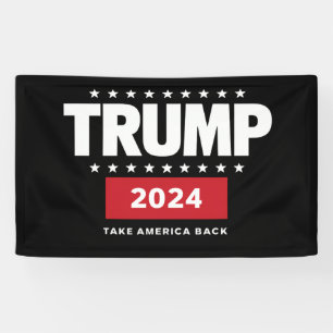Donald Trump 2024 Take America Back Election  Banner