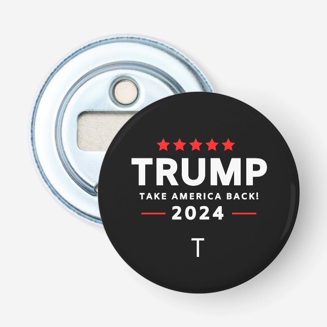 Donald Trump 2024 Take America Back Election  Bottle Opener (Front)