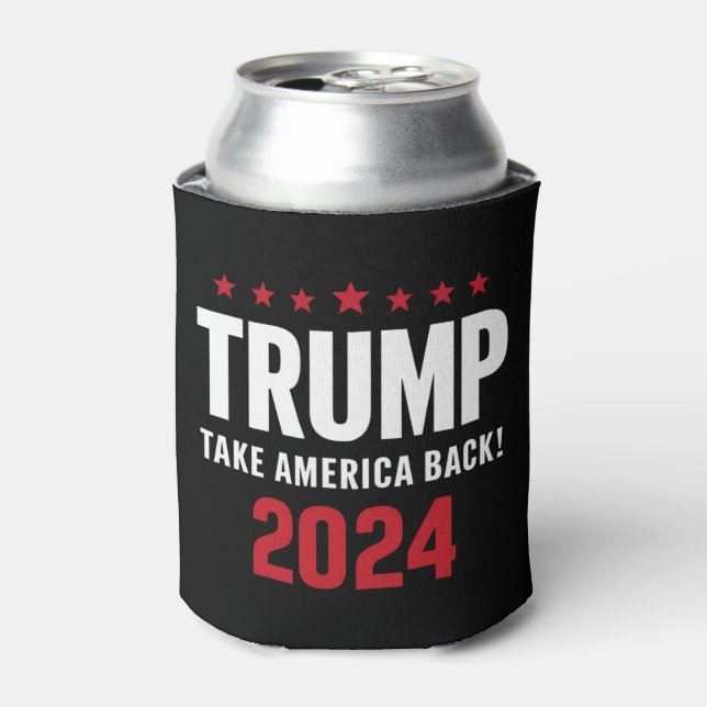 Donald Trump 2024 Take America Back Election Can Cooler (Can Front)