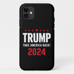 Donald Trump 2024 Take America Back Election iPhone 11 Case