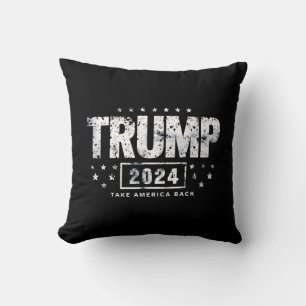 Donald Trump 2024 Take America Back Election Cushion