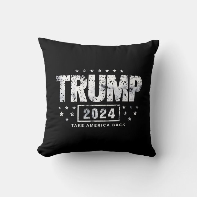 Donald Trump 2024 Take America Back Election  Cushion (Front)