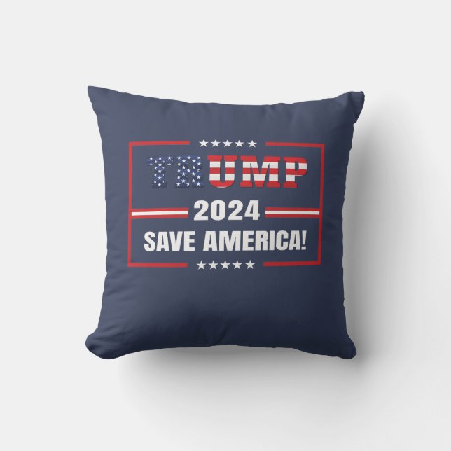 Donald Trump 2024 Take America Back Election Cushion (Front)