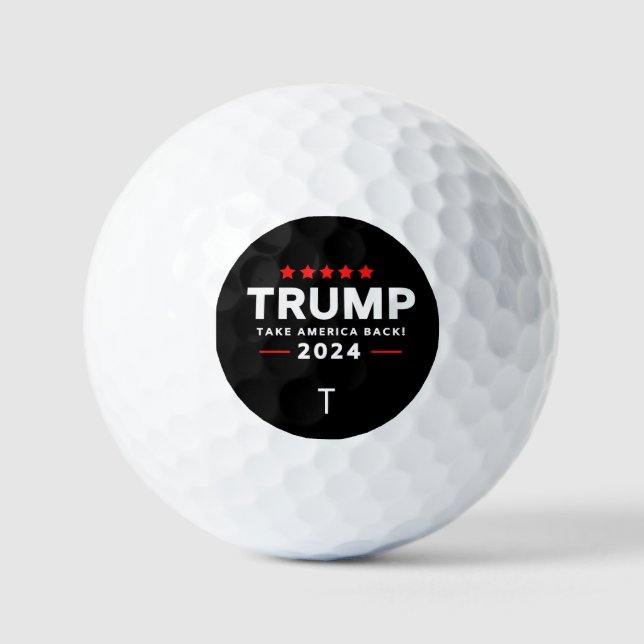 Donald Trump 2024 Take America Back Election  Golf Balls (Front)