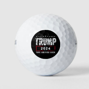 Donald Trump 2024 Take America Back Election  Golf Balls