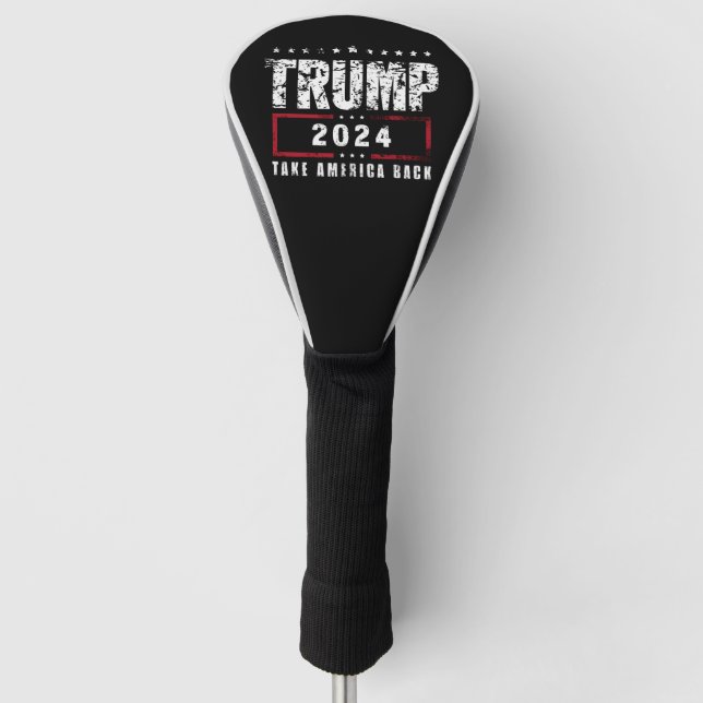 Donald Trump 2024 Take America Back Election  Golf Head Cover (Front)