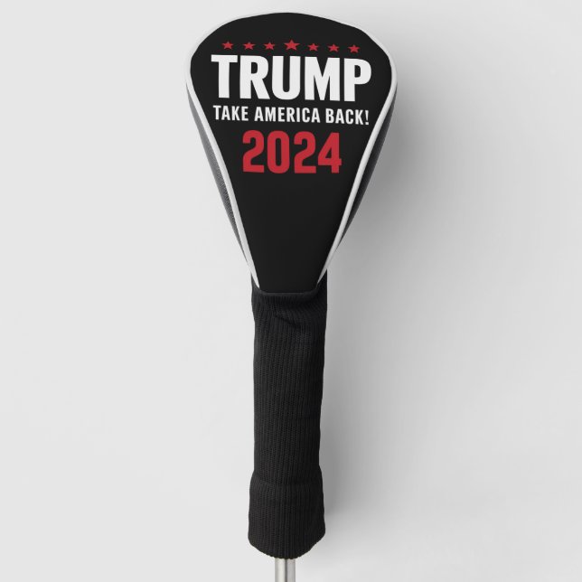 Donald Trump 2024 Take America Back Election Golf Head Cover (Front)