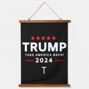 Donald Trump 2024 Take America Back Election Hanging Tapestry