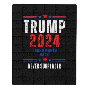 Donald Trump 2024 Take America Back Election  Jigsaw Puzzle