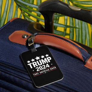 Donald Trump 2024 Take America Back Election Luggage Tag